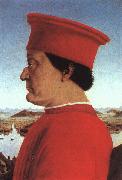 Piero della Francesca The Duke of Urbino oil on canvas